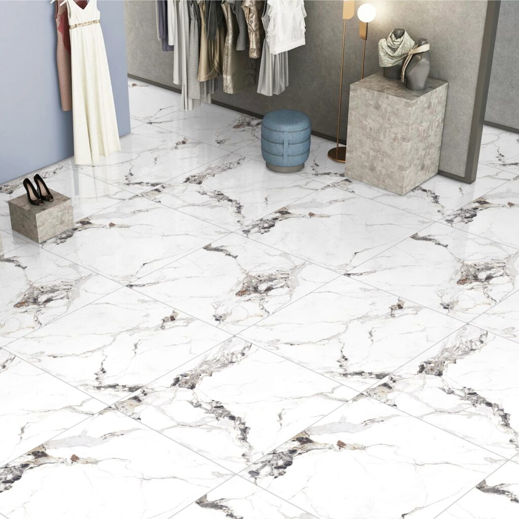 porcelain tile flooring