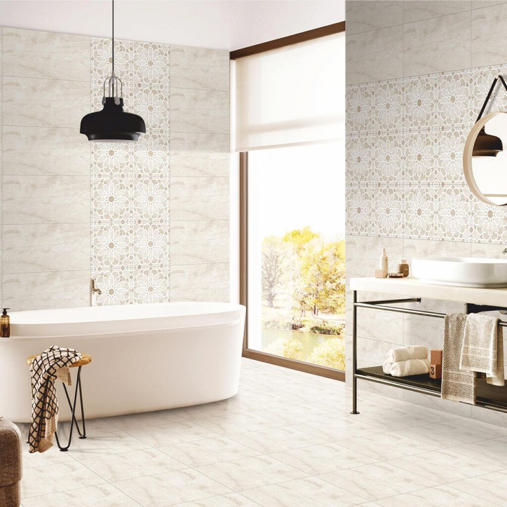 bathroom tiling