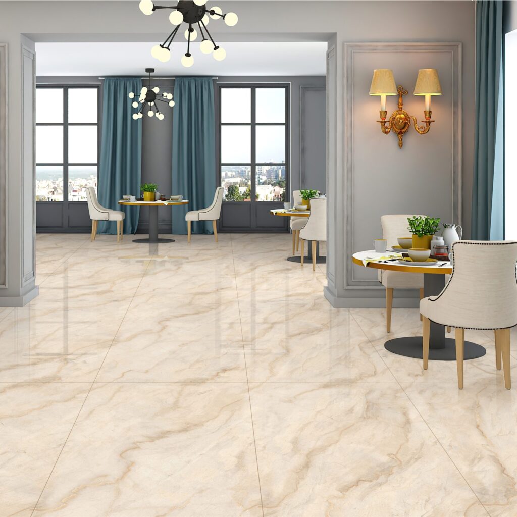 porcelain tile flooring